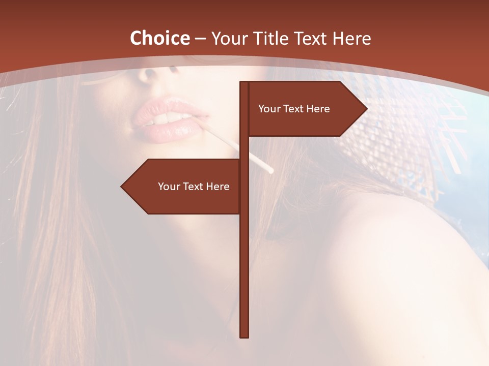 Blue Freshness Pink PowerPoint Template