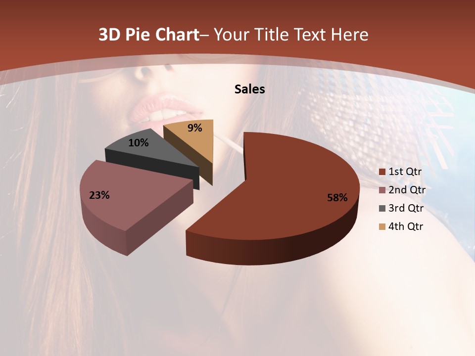 Blue Freshness Pink PowerPoint Template