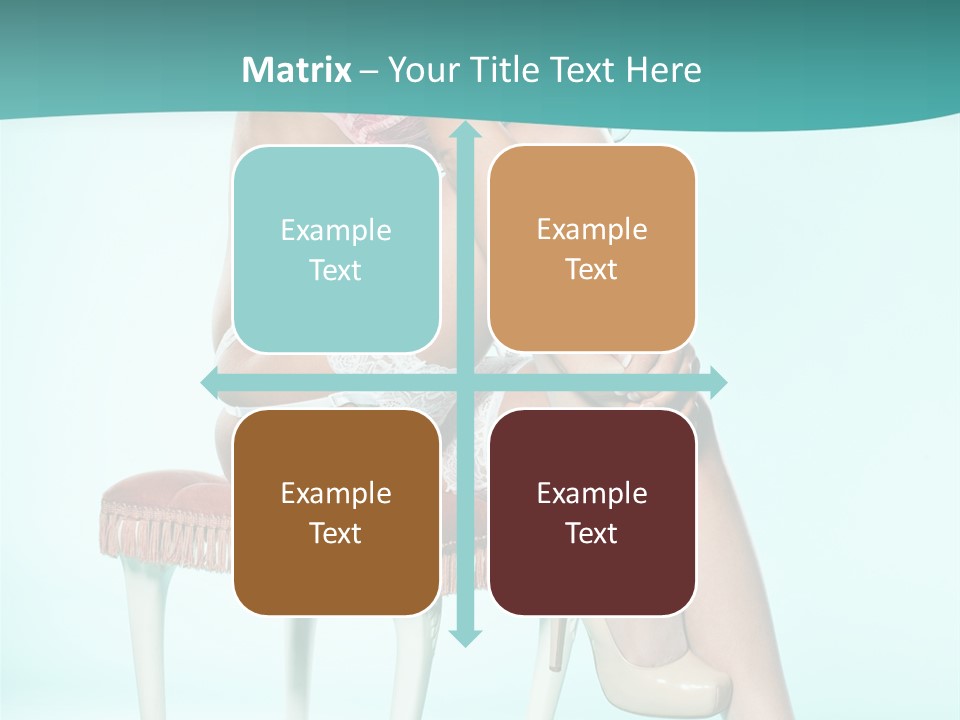 Cheeky Woman Feminine PowerPoint Template