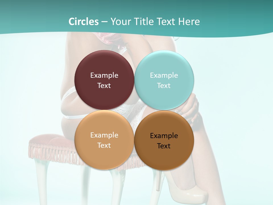 Cheeky Woman Feminine PowerPoint Template