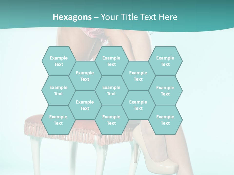 Cheeky Woman Feminine PowerPoint Template