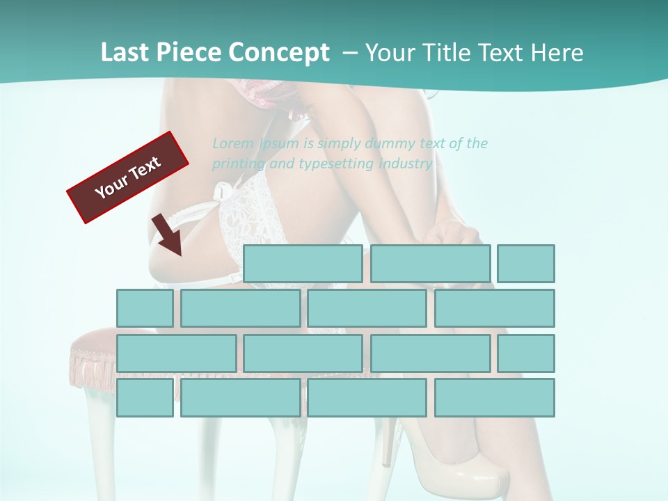 Cheeky Woman Feminine PowerPoint Template