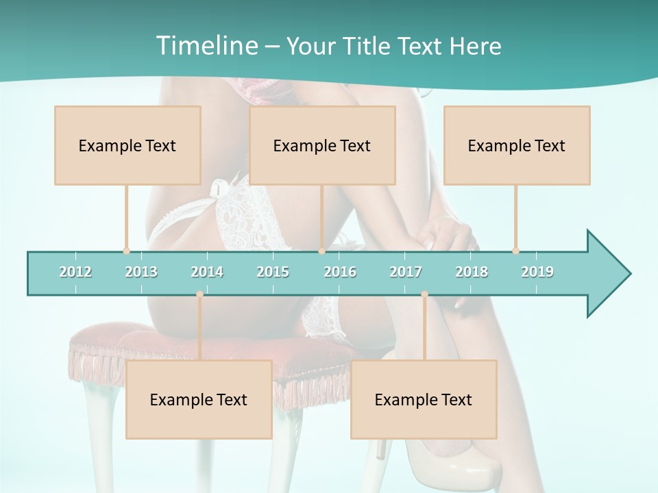 Cheeky Woman Feminine PowerPoint Template