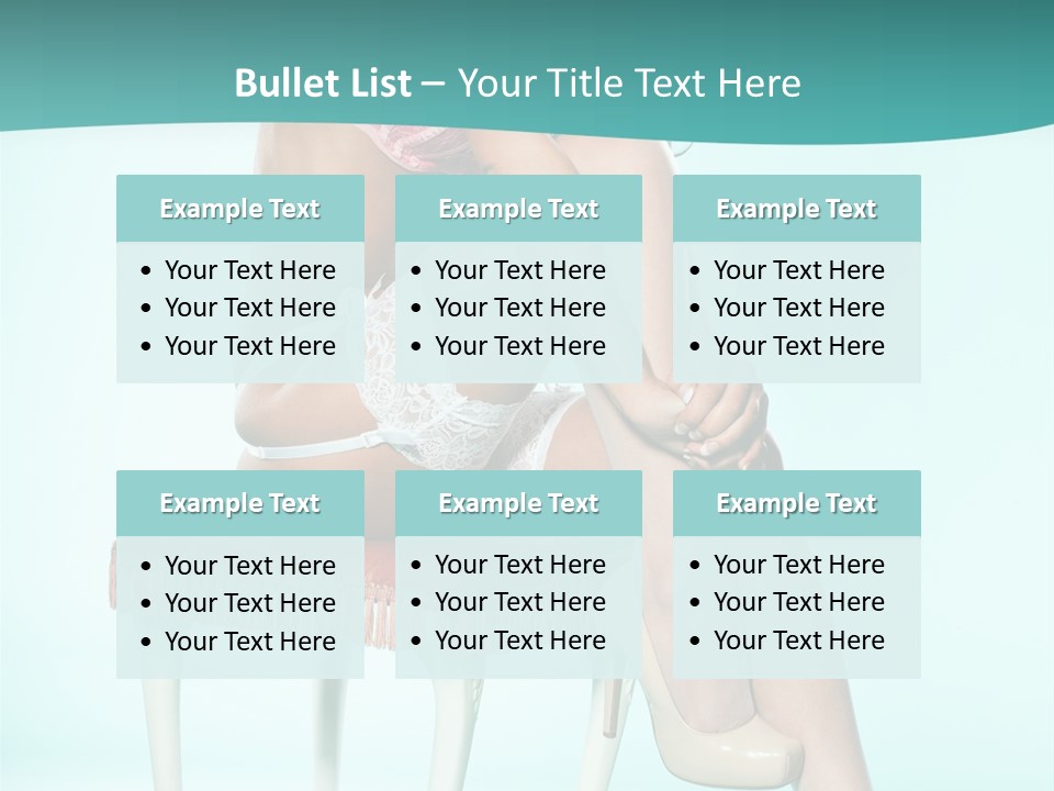 Cheeky Woman Feminine PowerPoint Template