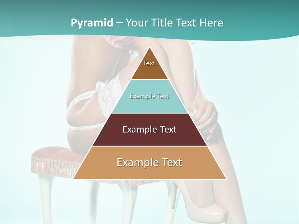 Cheeky Woman Feminine PowerPoint Template