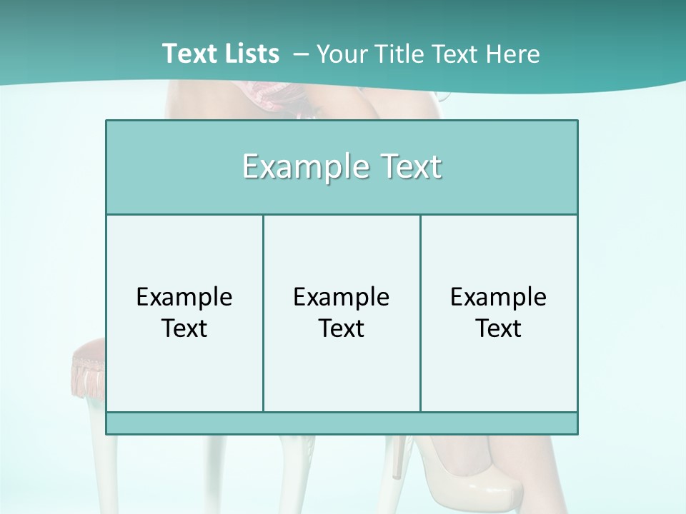 Cheeky Woman Feminine PowerPoint Template