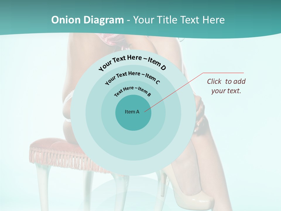 Cheeky Woman Feminine PowerPoint Template