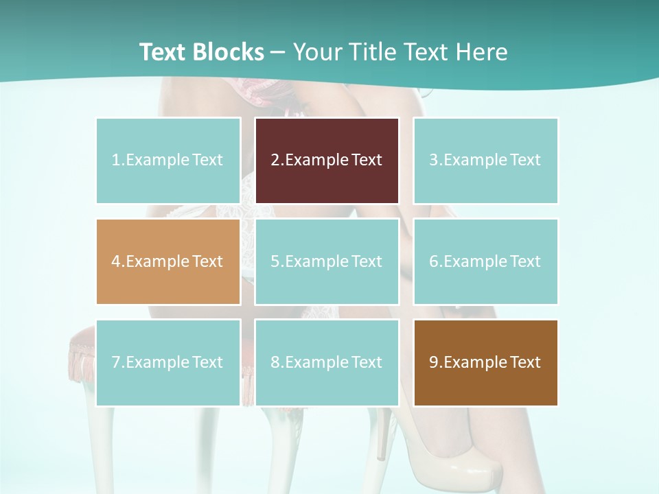 Cheeky Woman Feminine PowerPoint Template