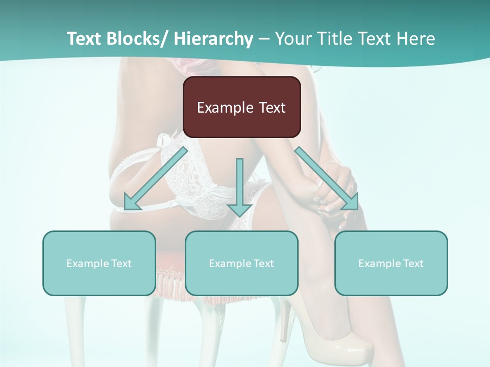 Cheeky Woman Feminine PowerPoint Template