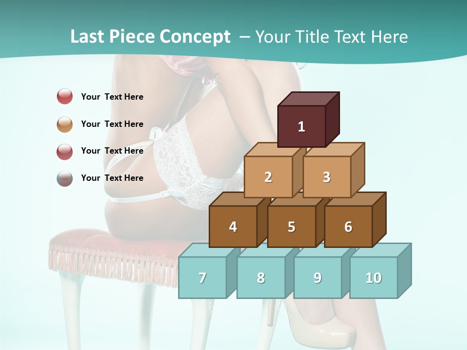 Cheeky Woman Feminine PowerPoint Template