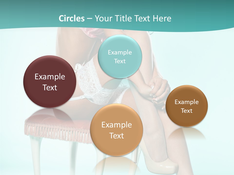 Cheeky Woman Feminine PowerPoint Template