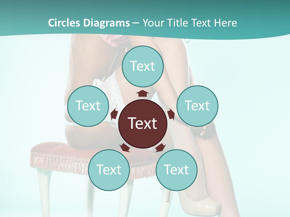 Cheeky Woman Feminine PowerPoint Template