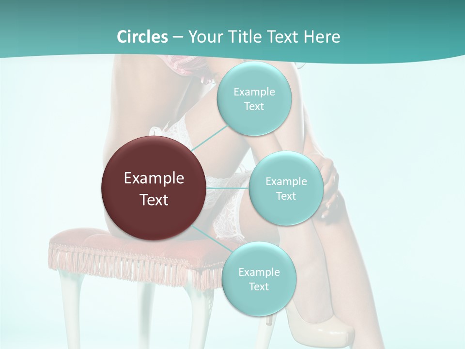 Cheeky Woman Feminine PowerPoint Template