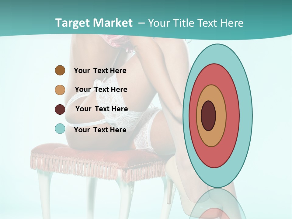 Cheeky Woman Feminine PowerPoint Template