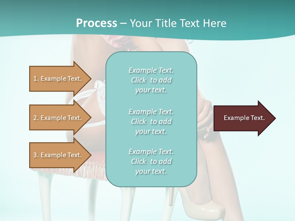 Cheeky Woman Feminine PowerPoint Template