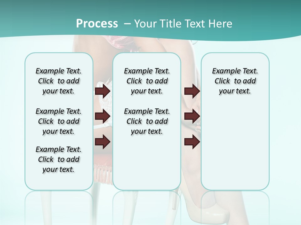 Cheeky Woman Feminine PowerPoint Template