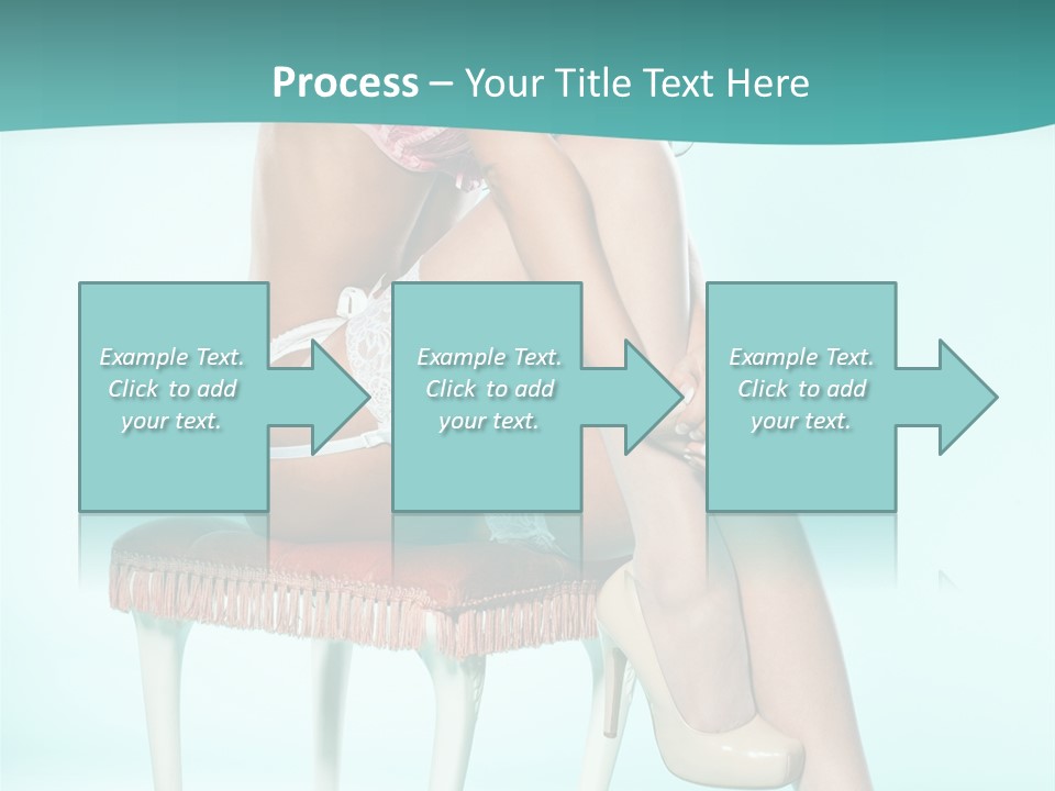 Cheeky Woman Feminine PowerPoint Template