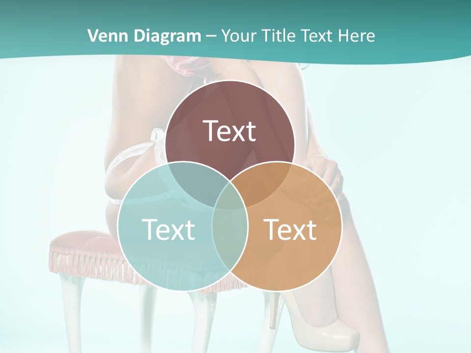Cheeky Woman Feminine PowerPoint Template