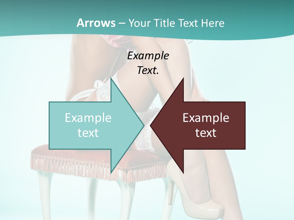 Cheeky Woman Feminine PowerPoint Template