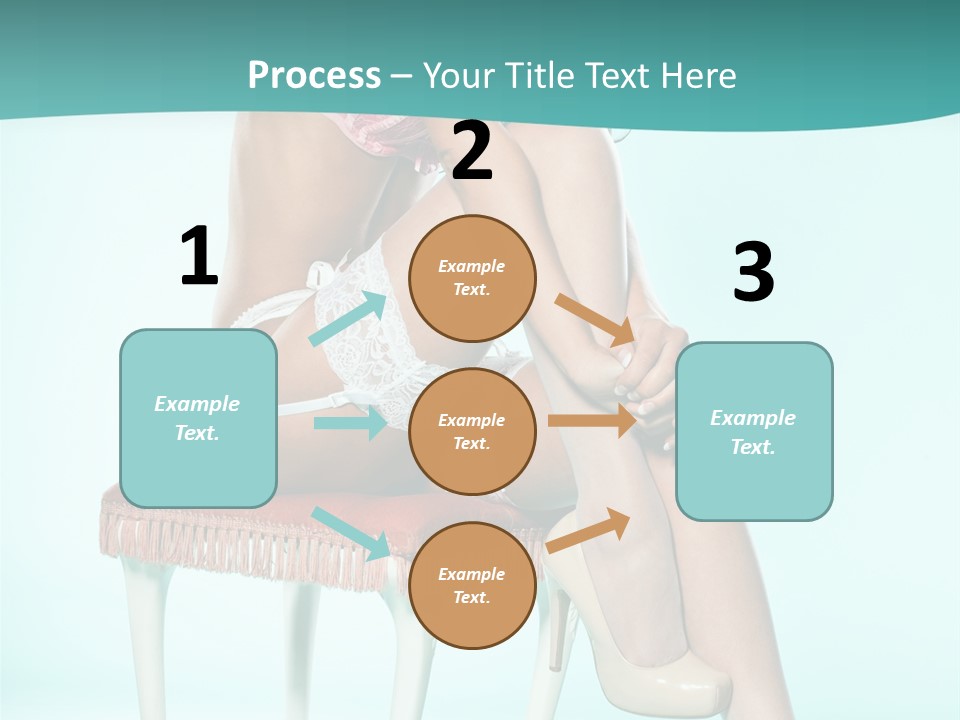 Cheeky Woman Feminine PowerPoint Template