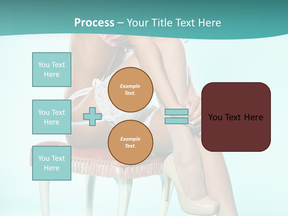 Cheeky Woman Feminine PowerPoint Template