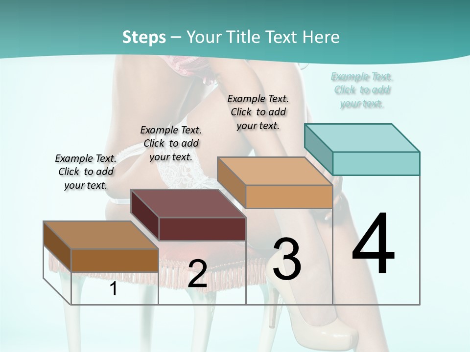 Cheeky Woman Feminine PowerPoint Template