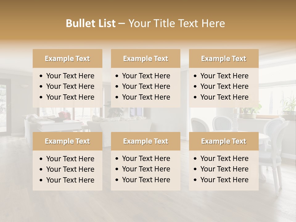 Elegant Decorate Mansion PowerPoint Template