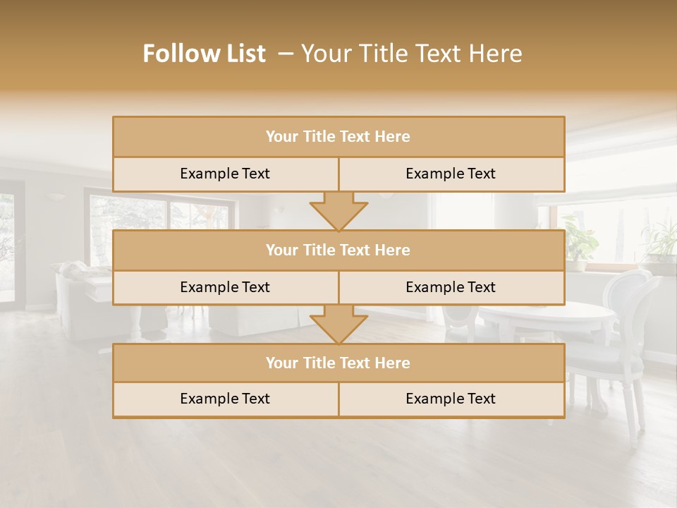 Elegant Decorate Mansion PowerPoint Template