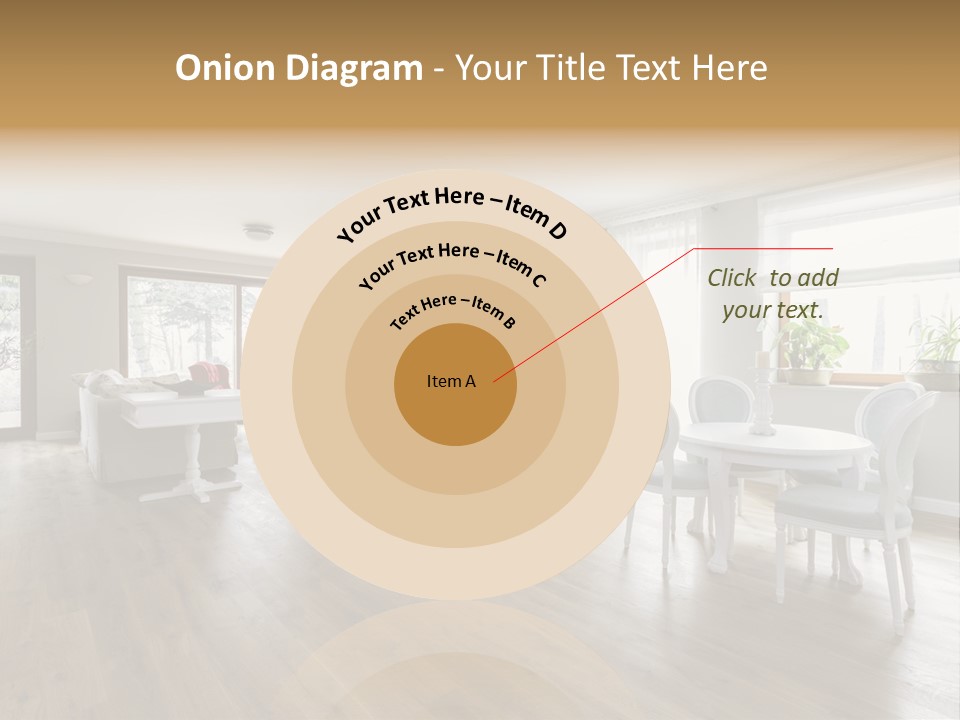 Elegant Decorate Mansion PowerPoint Template