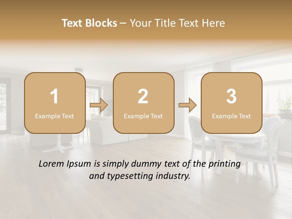Elegant Decorate Mansion PowerPoint Template