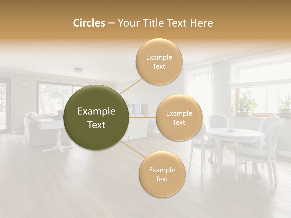 Elegant Decorate Mansion PowerPoint Template