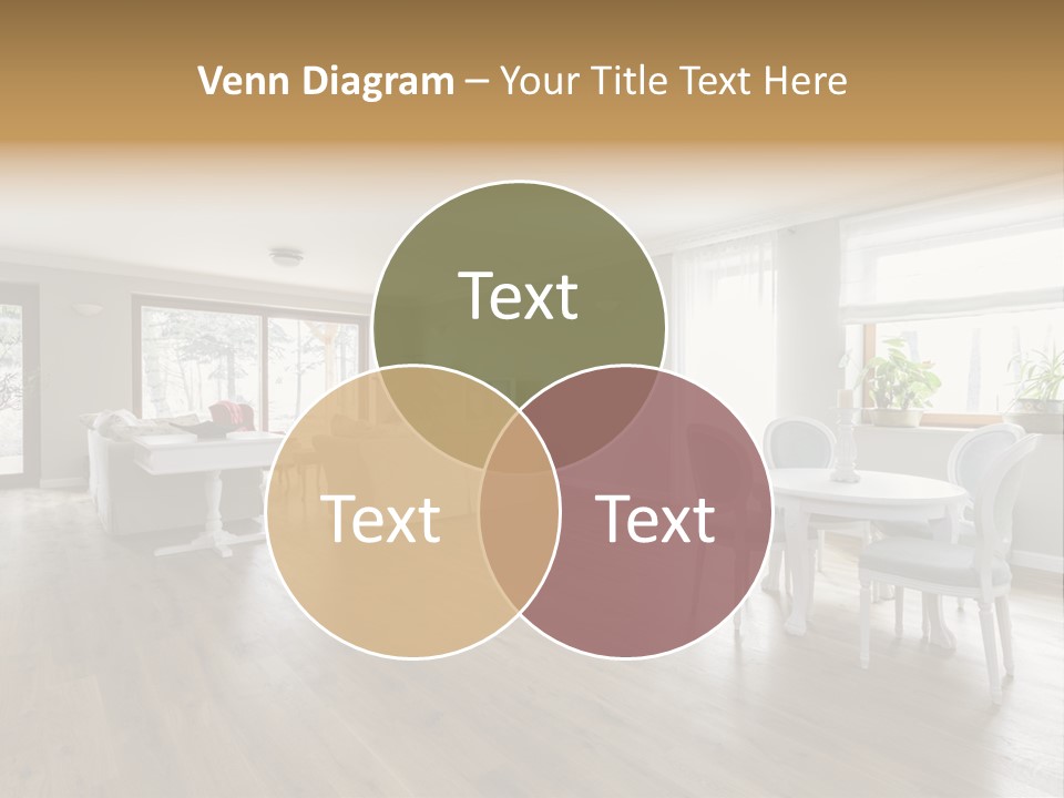 Elegant Decorate Mansion PowerPoint Template