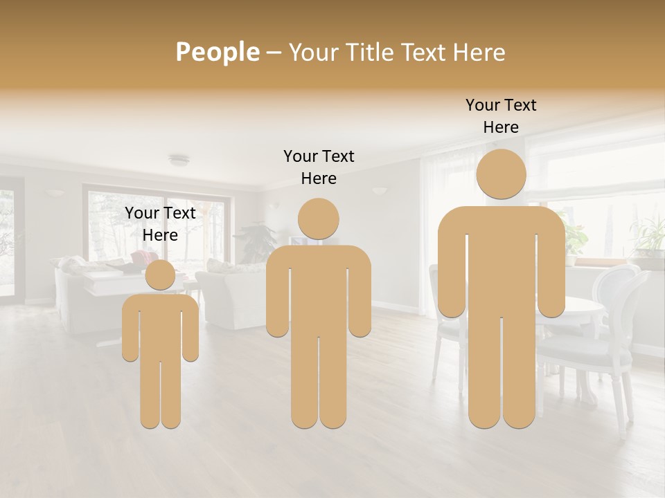 Elegant Decorate Mansion PowerPoint Template