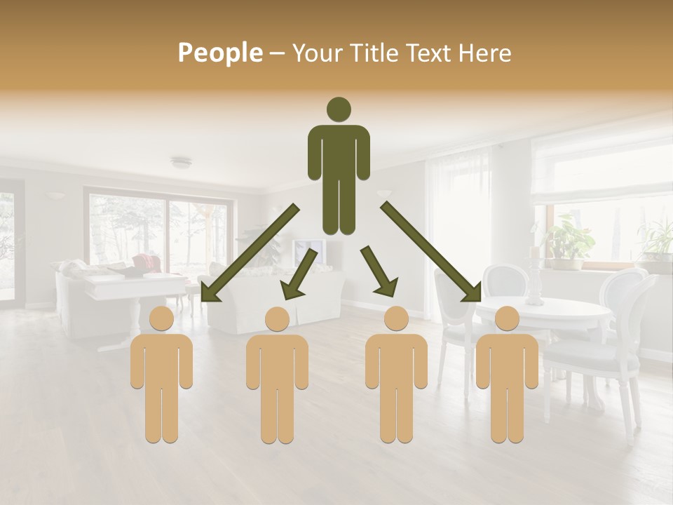 Elegant Decorate Mansion PowerPoint Template