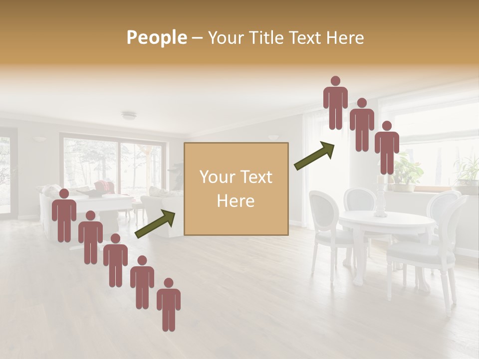 Elegant Decorate Mansion PowerPoint Template