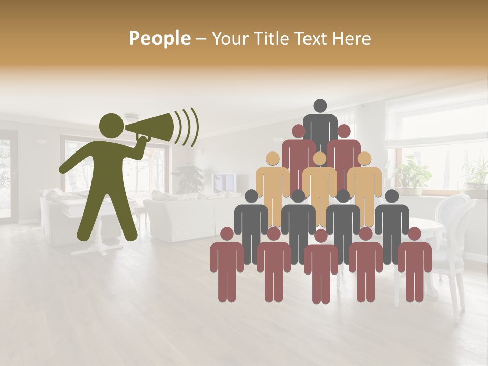 Elegant Decorate Mansion PowerPoint Template