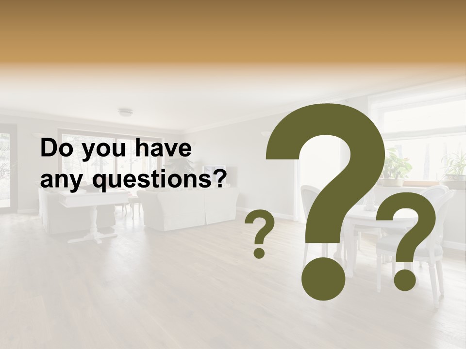 Elegant Decorate Mansion PowerPoint Template