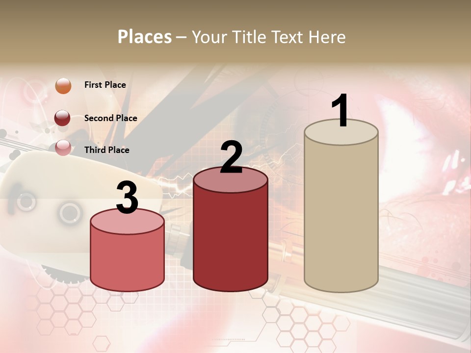 Technology Abstract Eyesight PowerPoint Template