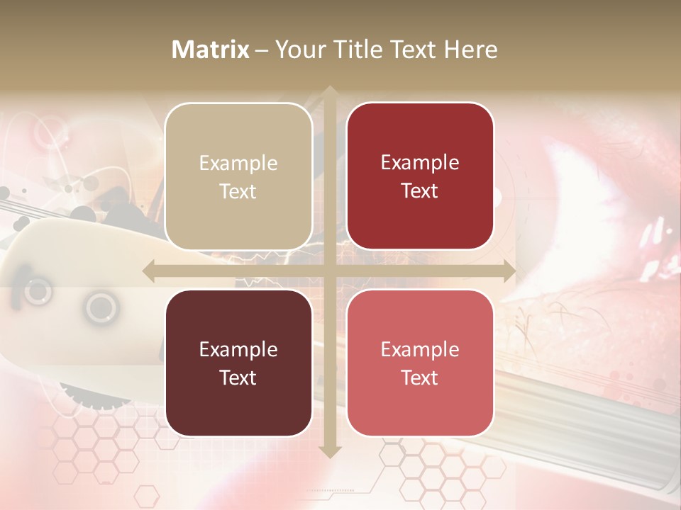 Technology Abstract Eyesight PowerPoint Template