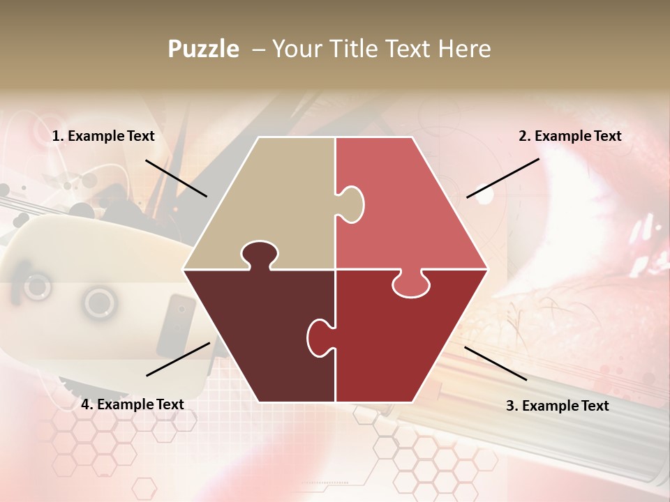 Technology Abstract Eyesight PowerPoint Template