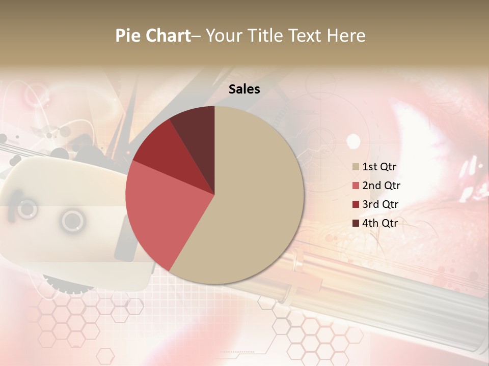 Technology Abstract Eyesight PowerPoint Template