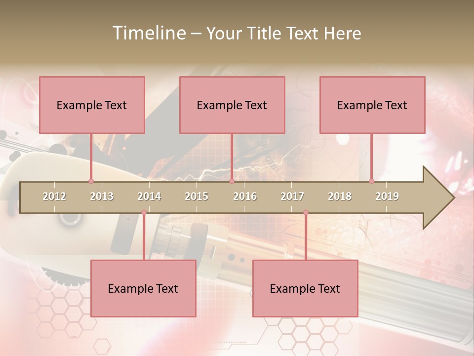 Technology Abstract Eyesight PowerPoint Template