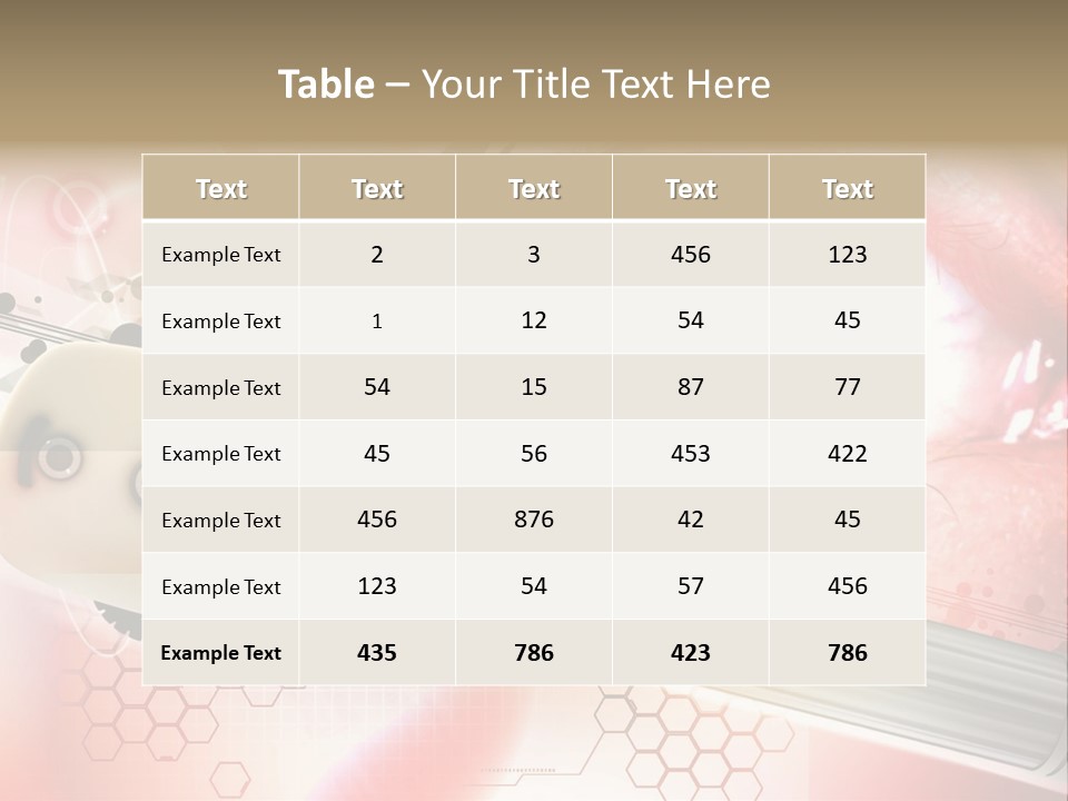 Technology Abstract Eyesight PowerPoint Template