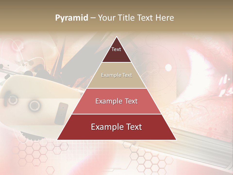 Technology Abstract Eyesight PowerPoint Template