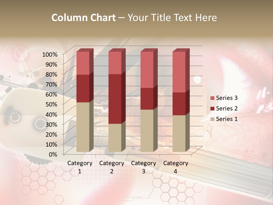 Technology Abstract Eyesight PowerPoint Template
