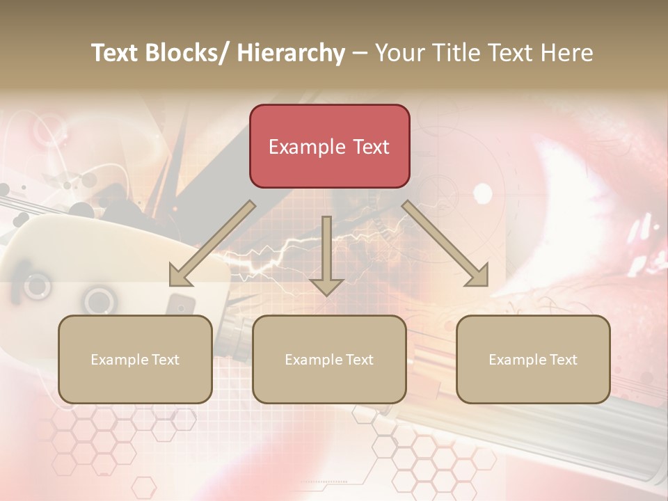 Technology Abstract Eyesight PowerPoint Template
