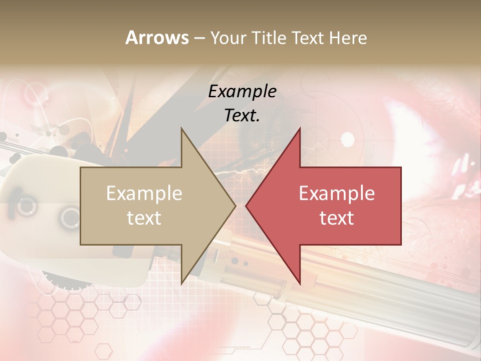 Technology Abstract Eyesight PowerPoint Template
