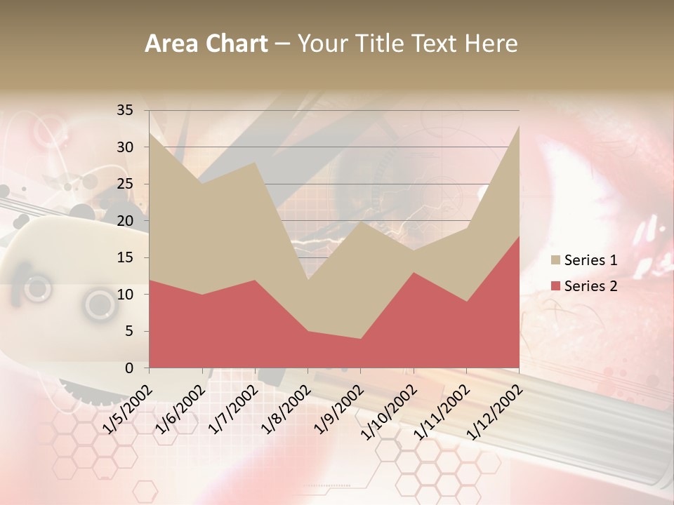 Technology Abstract Eyesight PowerPoint Template