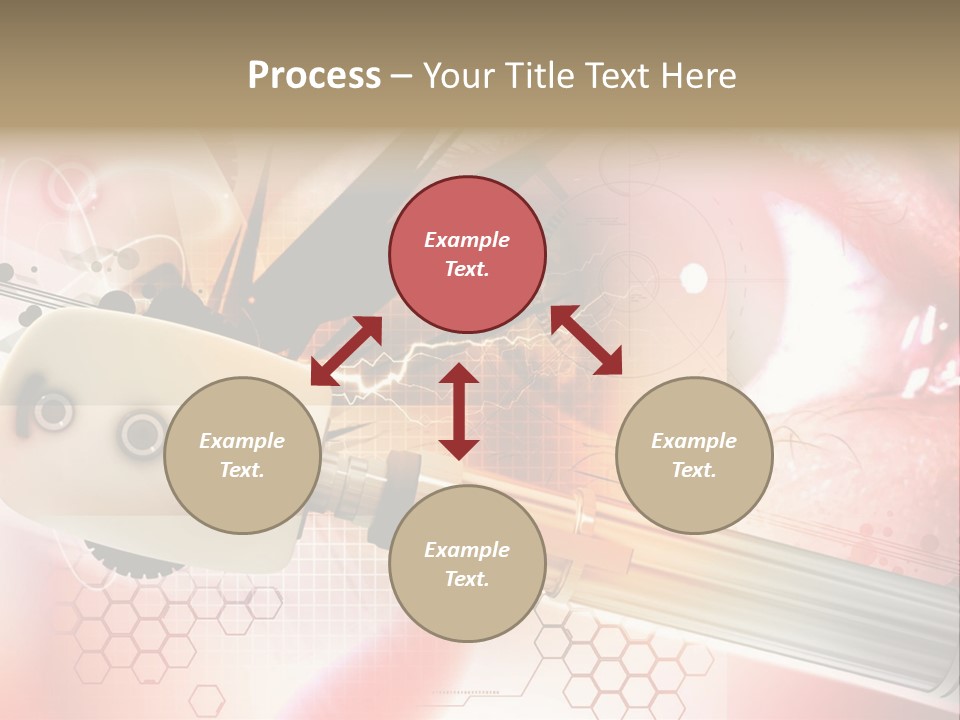 Technology Abstract Eyesight PowerPoint Template