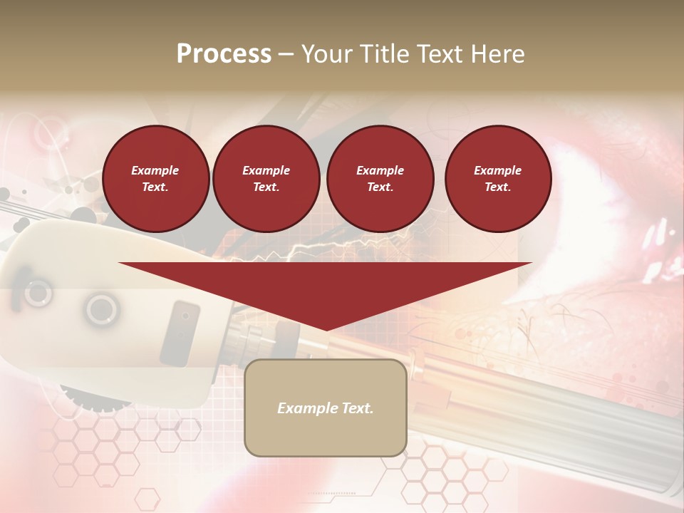 Technology Abstract Eyesight PowerPoint Template